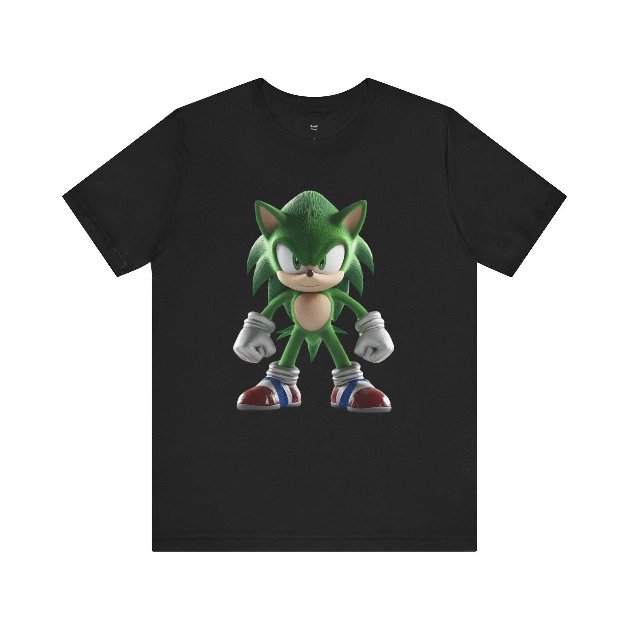 Sonic Emerald Speedforce T Shirt | Black Twill Tees